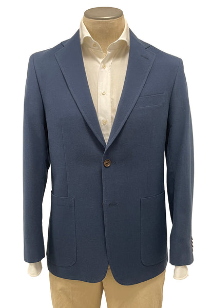 picture of Men's Sport Coat Modern Cut - BLUE - 100% COTTON