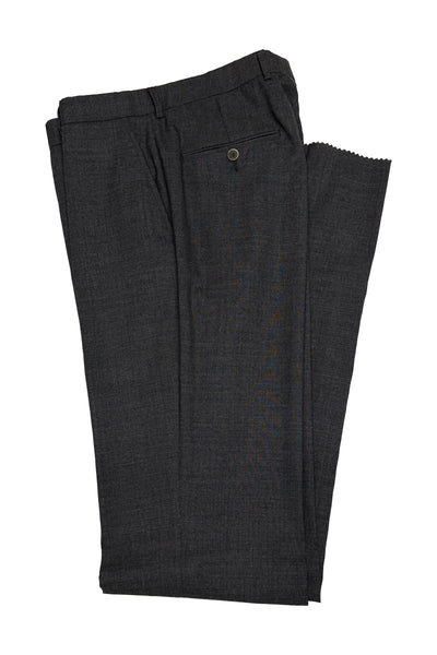 picture of Men's Flat Front Pant Modern Cut - GREY - 100% WOOL NATURAL STRETCH