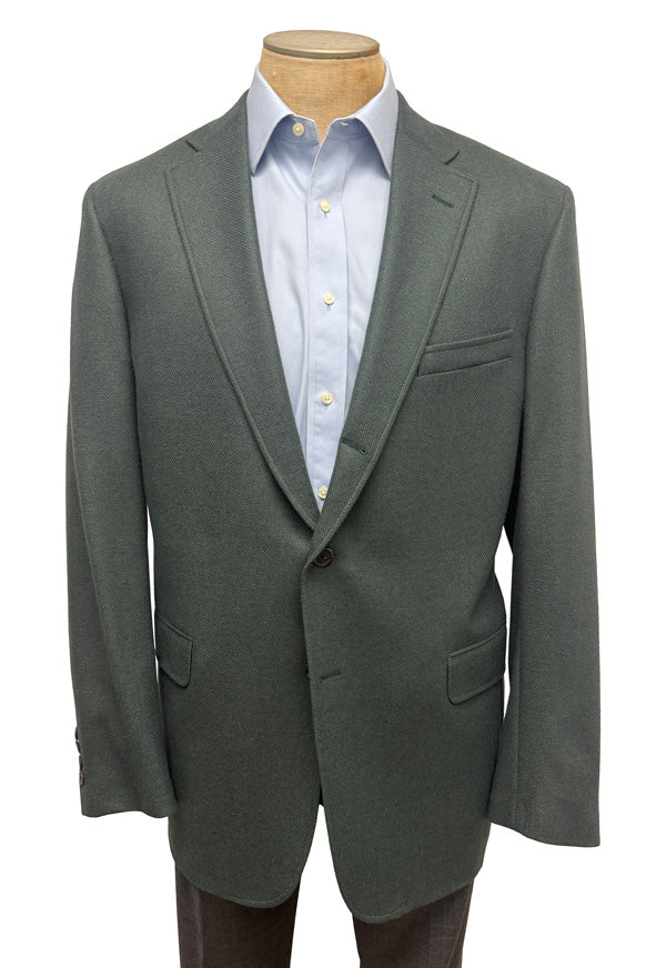 Men's Blazer Ivy League Cut - GREEN - 76/20/3/1 WO/SE/WS/EA