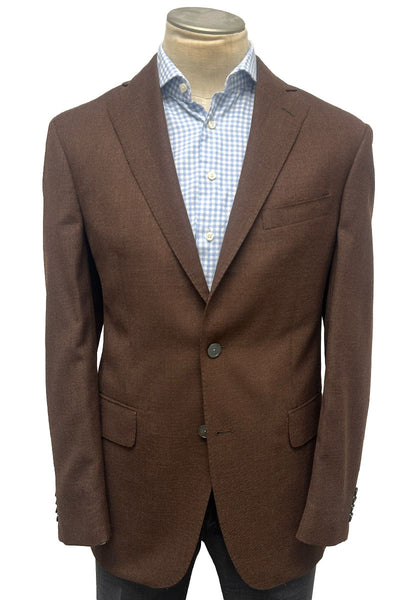 picture of Men's Sport Coat Modern Cut - BROWN - 100% WOOL SUPER 110'S