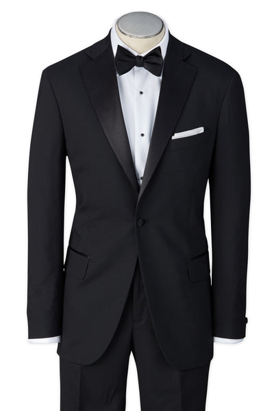 picture of Men's Tuxedo Jacket Modern Cut - BLACK - 98/2 WOOL/LYCRA SUPER100