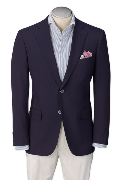 picture of Men's Blazer Modern Cut - NAVY - 98/2 WOOL/LYCRA SUPER100