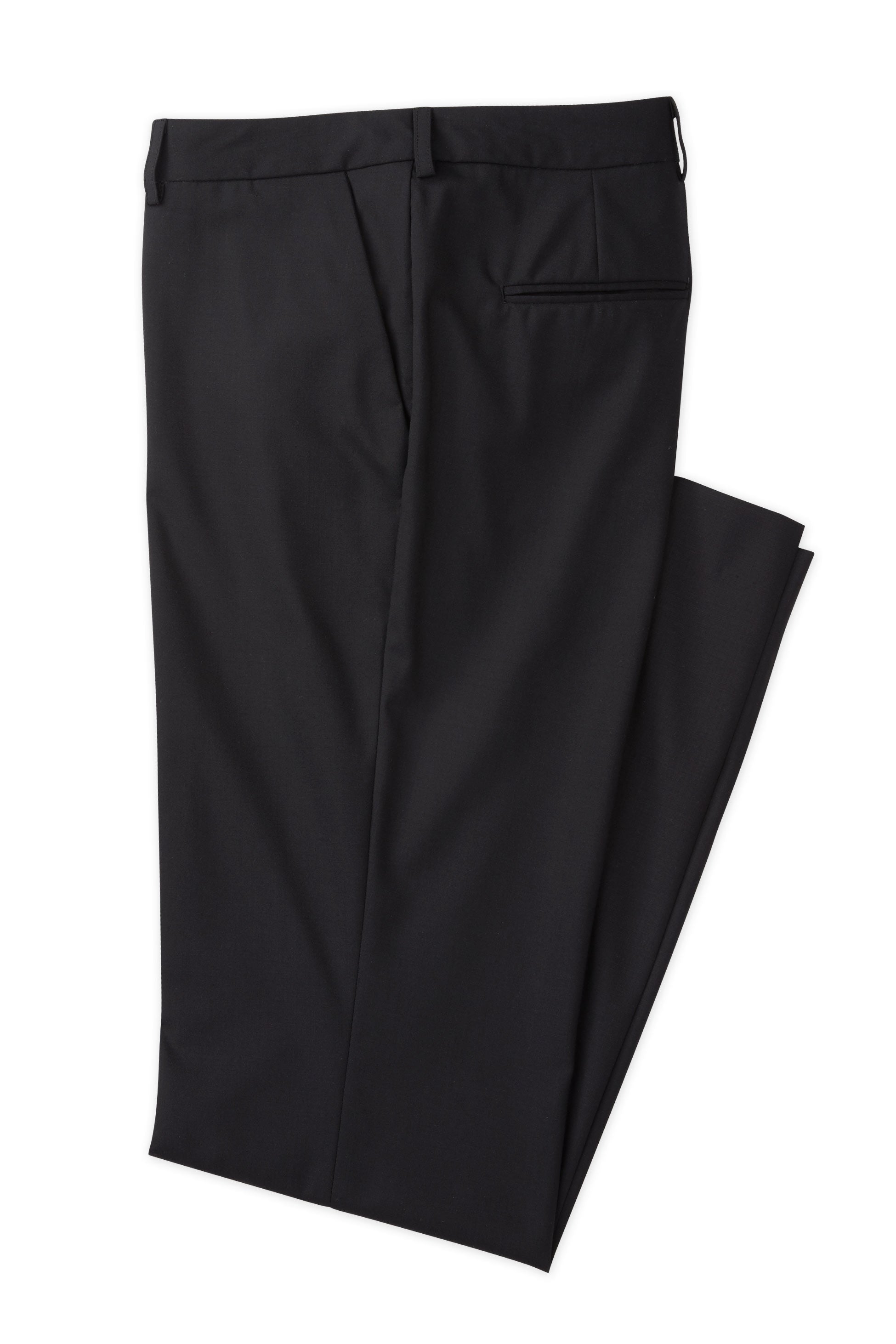 Ladies Pants - BLACK 98/2 WOOL/LYCRA SUPER100