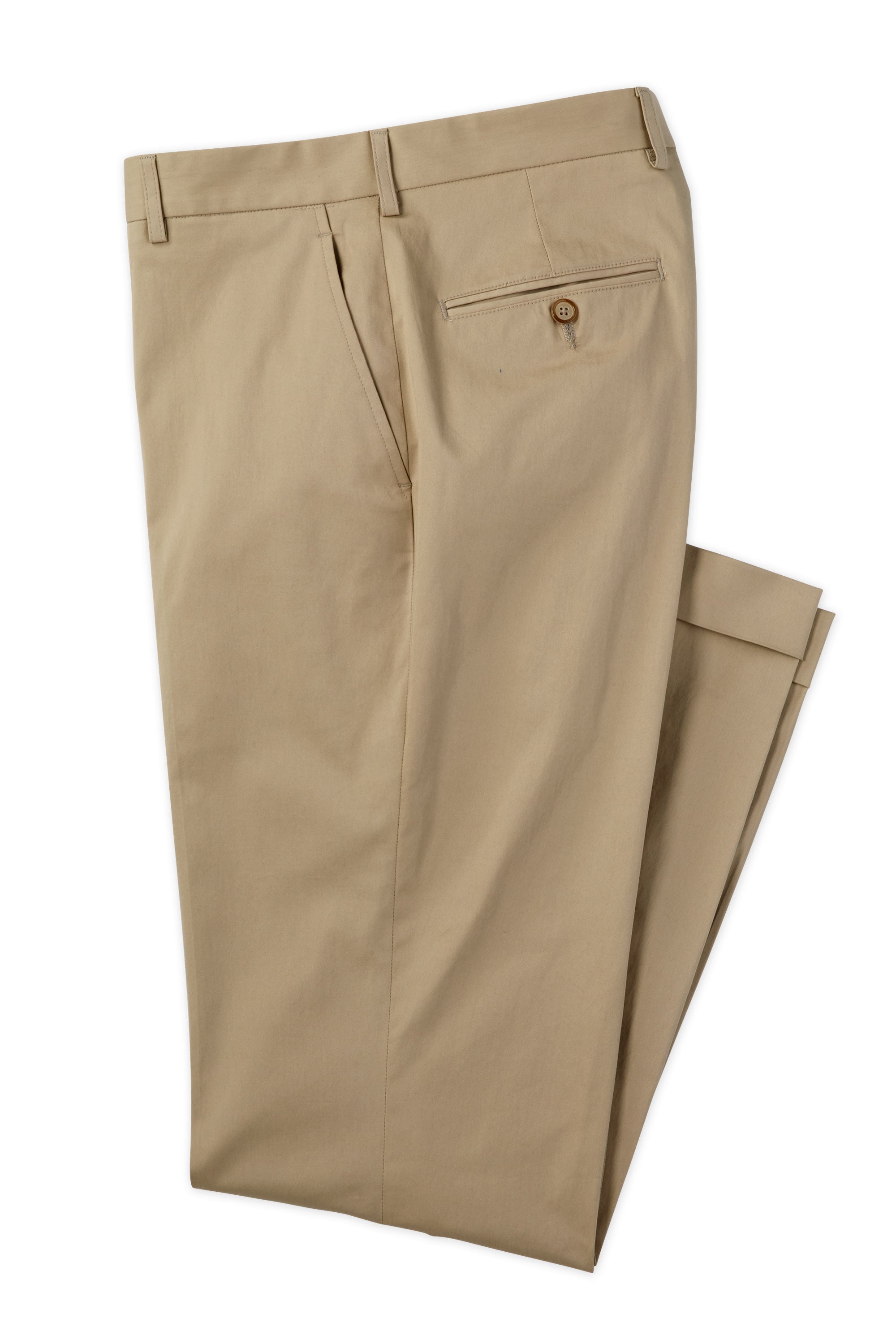 Men's Flat Front Pant Chairman’s Collection - KHAKI 97/3 CO/EA
