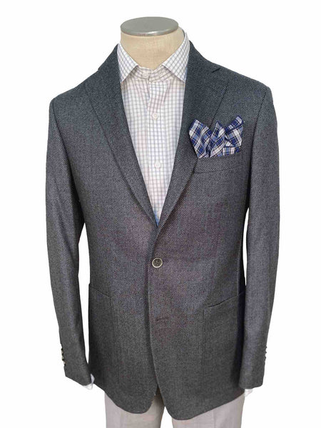 picture of Men's Sport Coat Modern Cut - CHARCOAL - 70/30 WOOL/AIRWOOL