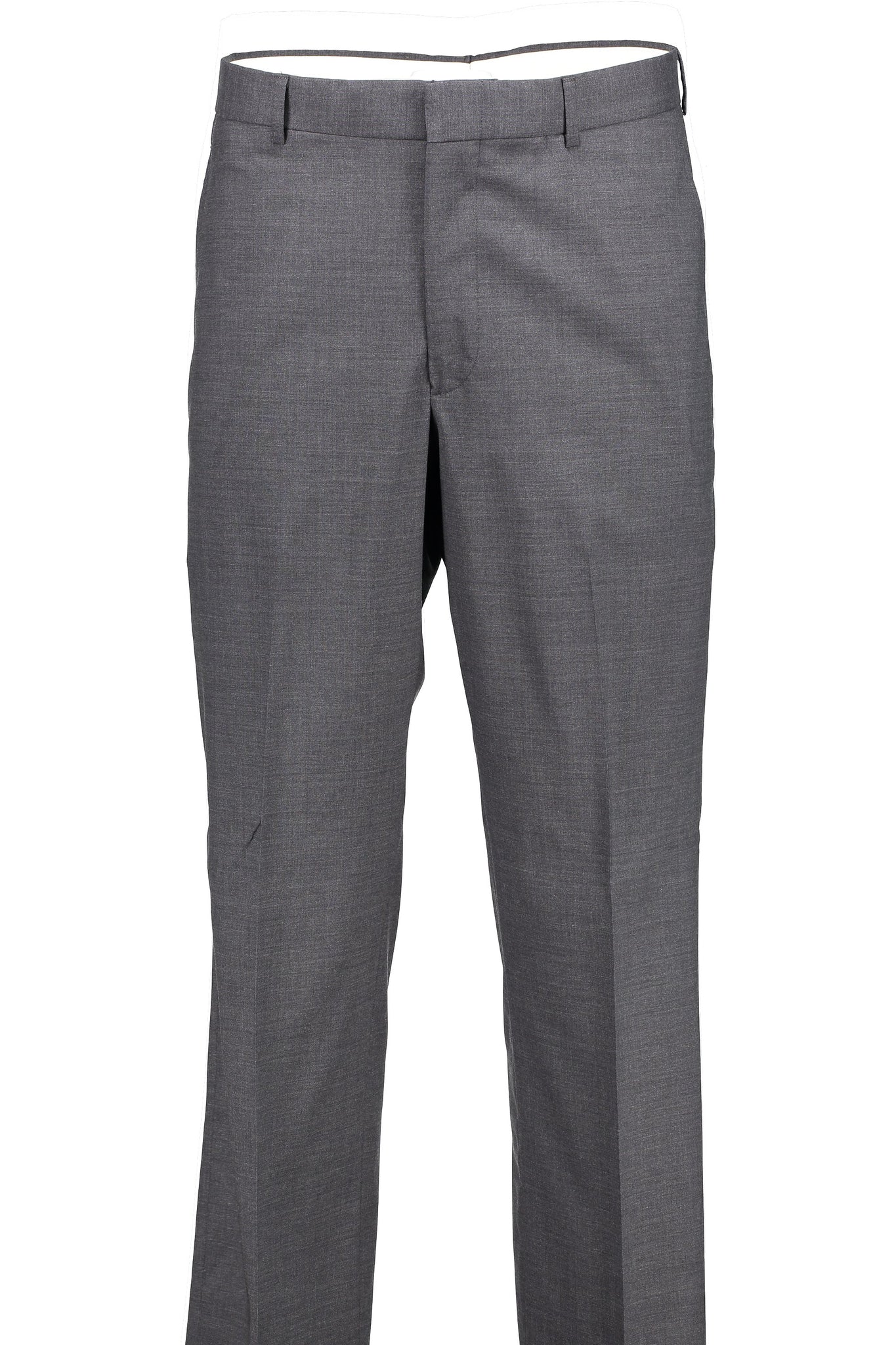 M&S MARKS & SPENCER Mens Nova Fides Gray Wool Tailored Pants Flat Front 34  X 30