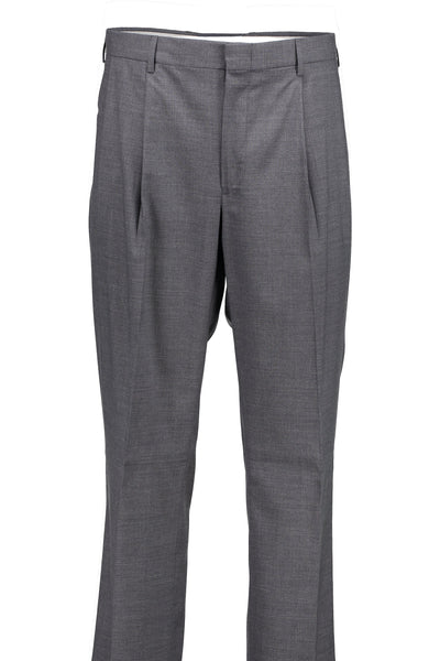 picture of Men's Suit Separates Pleated Pant Classic Cut - MED GREY - 98/2 WOOL/LYCRA SUPER100
