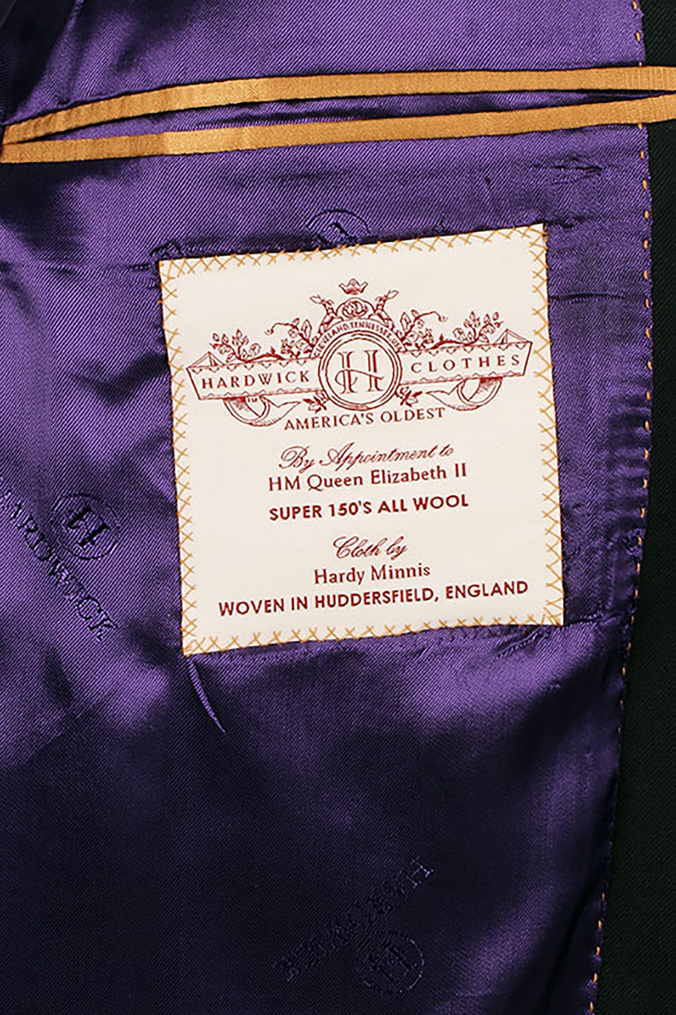 Chairman's Collection Hardy Minnis English Wool Navy Blazer -  Hardwick.com